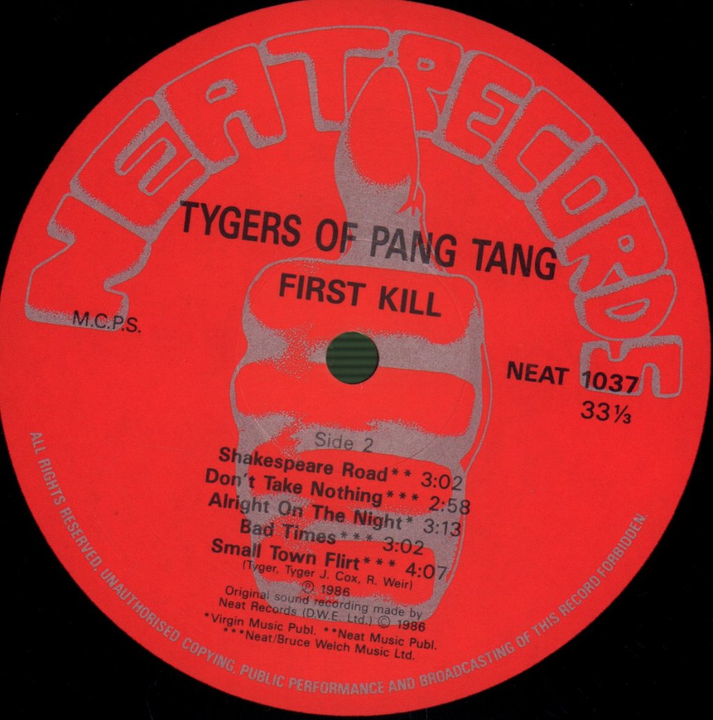 Tygers Of Pan Tang - First Kill - Lp