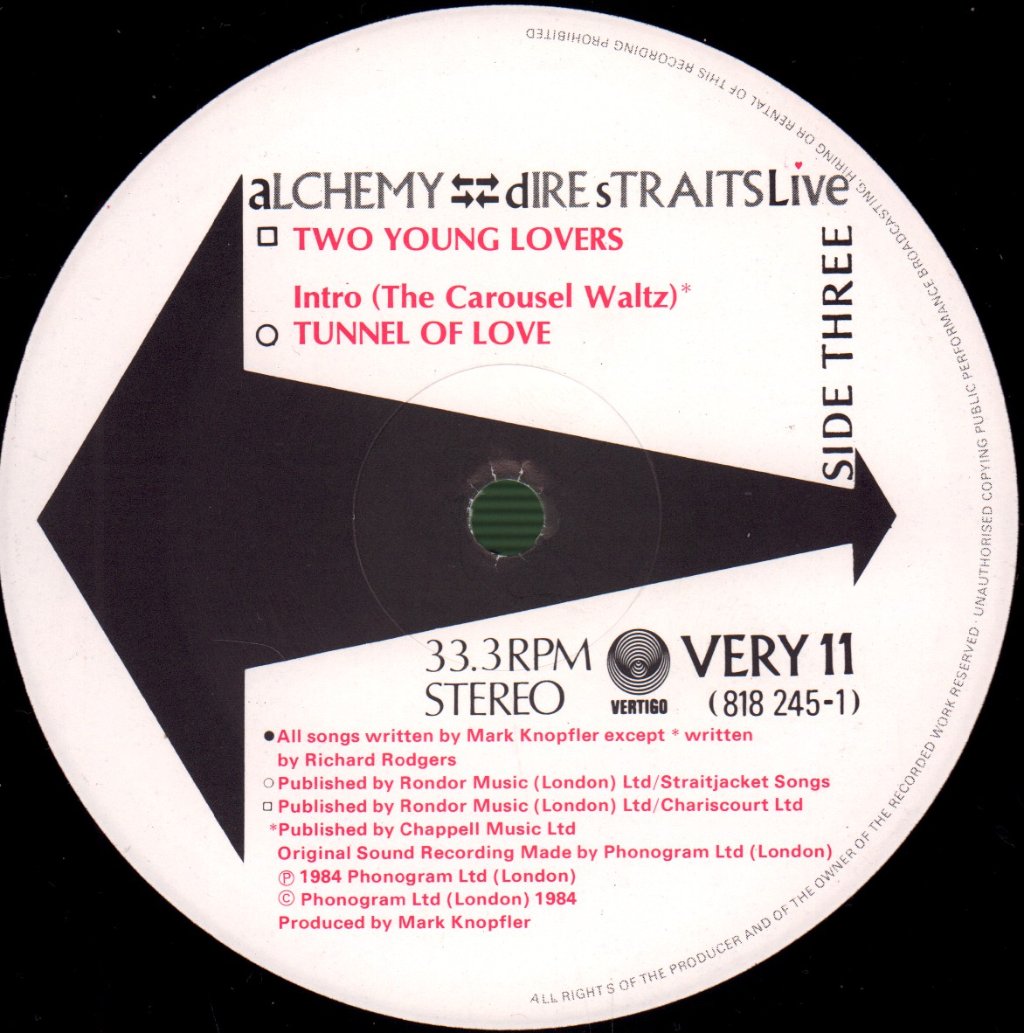 Dire Straits - Alchemy - Double Lp