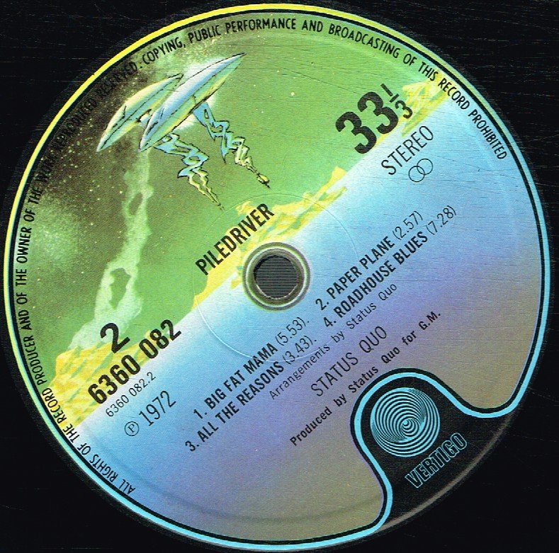 Status Quo - Piledriver - Lp
