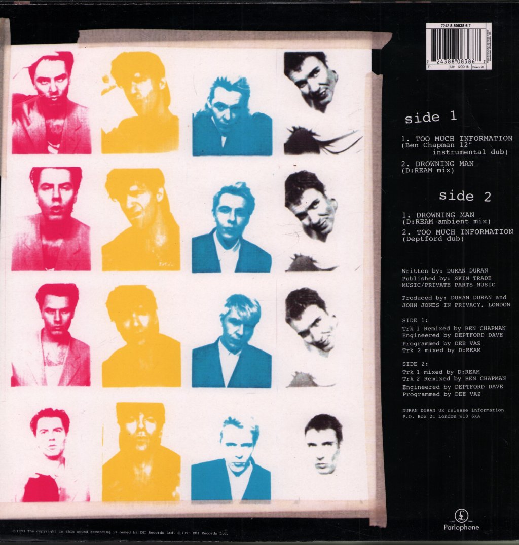 Duran Duran - Too Much Information - 12 Inch