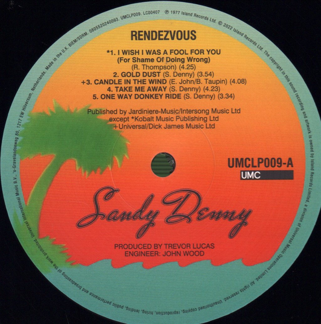 Sandy Denny - Rendezvous - Lp