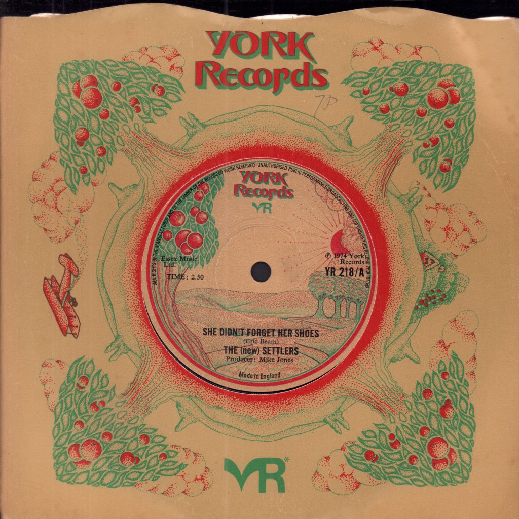 Settlers - She Didn't Forget Her Shoes - 7 Inch