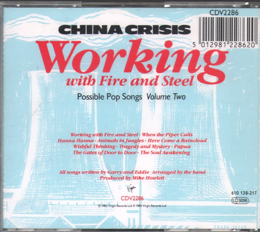 China Crisis - Working With Fire And Steel (Possible Pop Songs Volume Two) - Cd