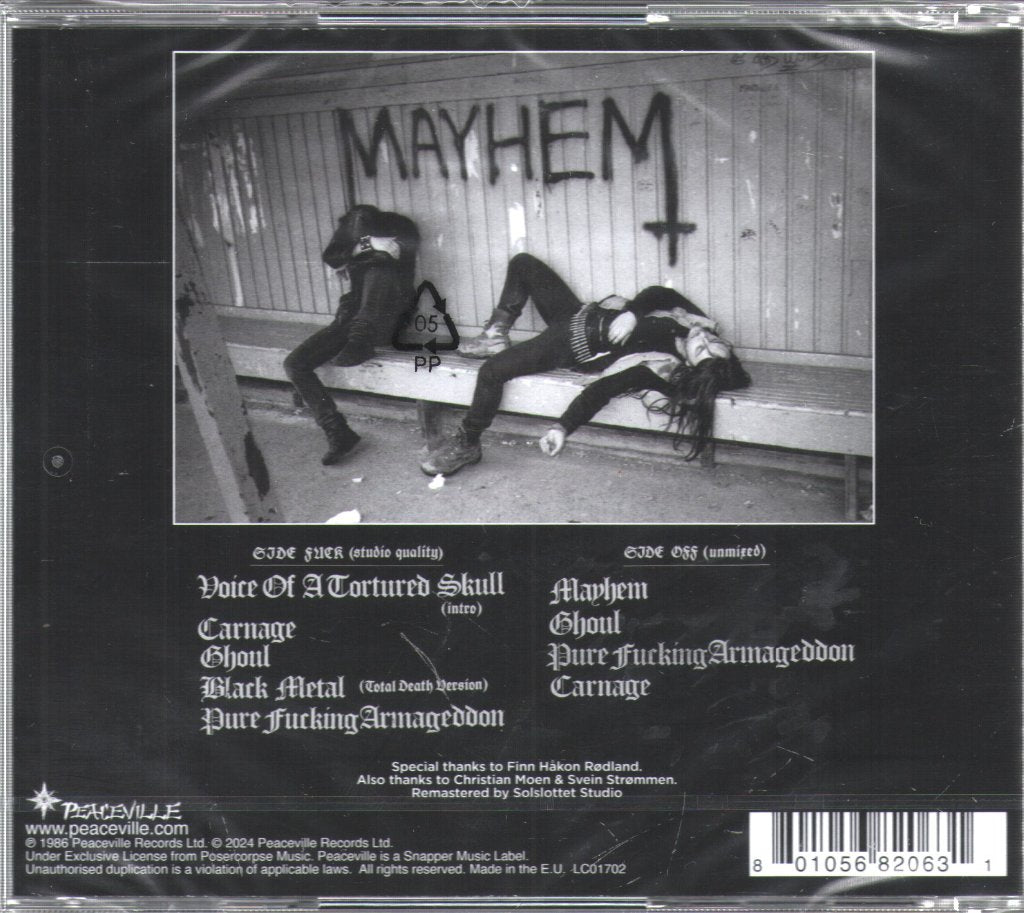 Mayhem - PFA Demos - Cd