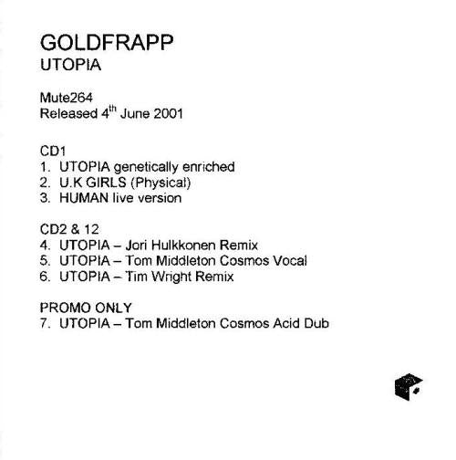 Goldfrapp - Utopia - Cdr