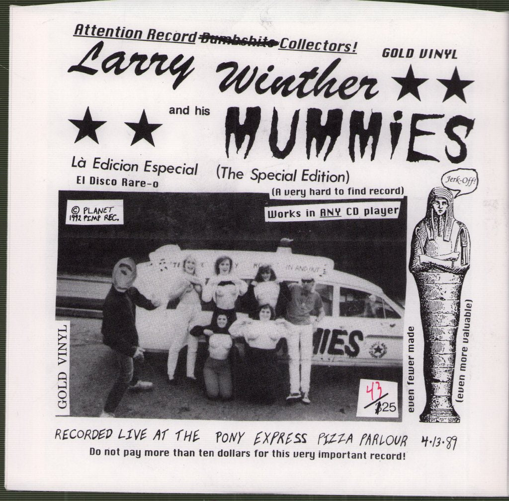 Larry Winther And His Mummies - Larry Winther And His Mummies - 7 Inch
