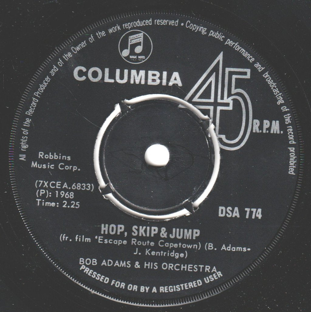 bob adams & his orchestra - wetta whistle - 7 Inch