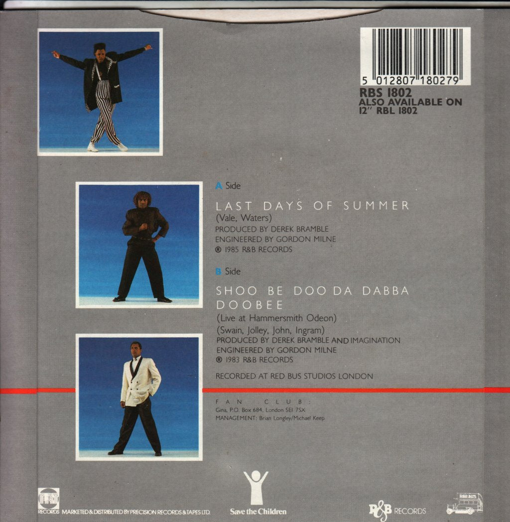 Imagination - Last Days Of Summer - 7 Inch