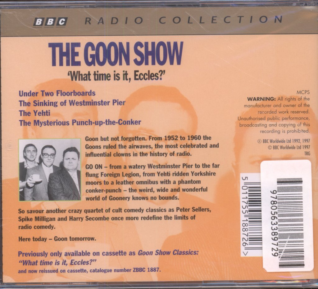Goons - Volume 9 "What Time Is It, Eccles?" - Double Cd