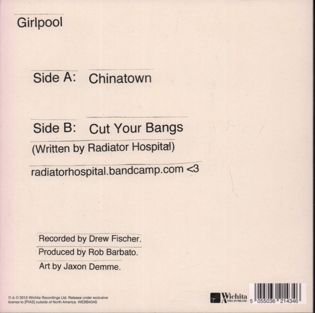 Girlpool - Chinatown - 7 Inch
