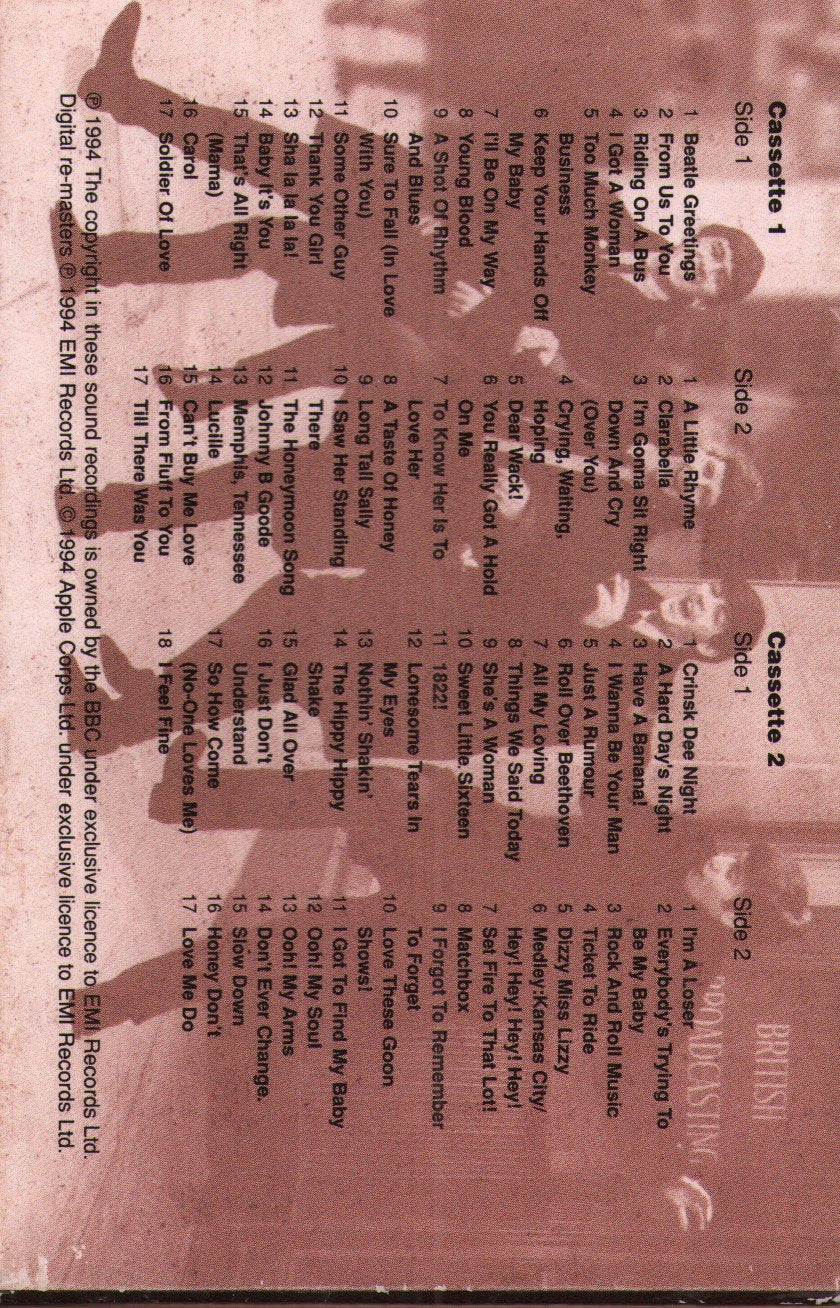 Beatles - Live At The BBC - Cassette