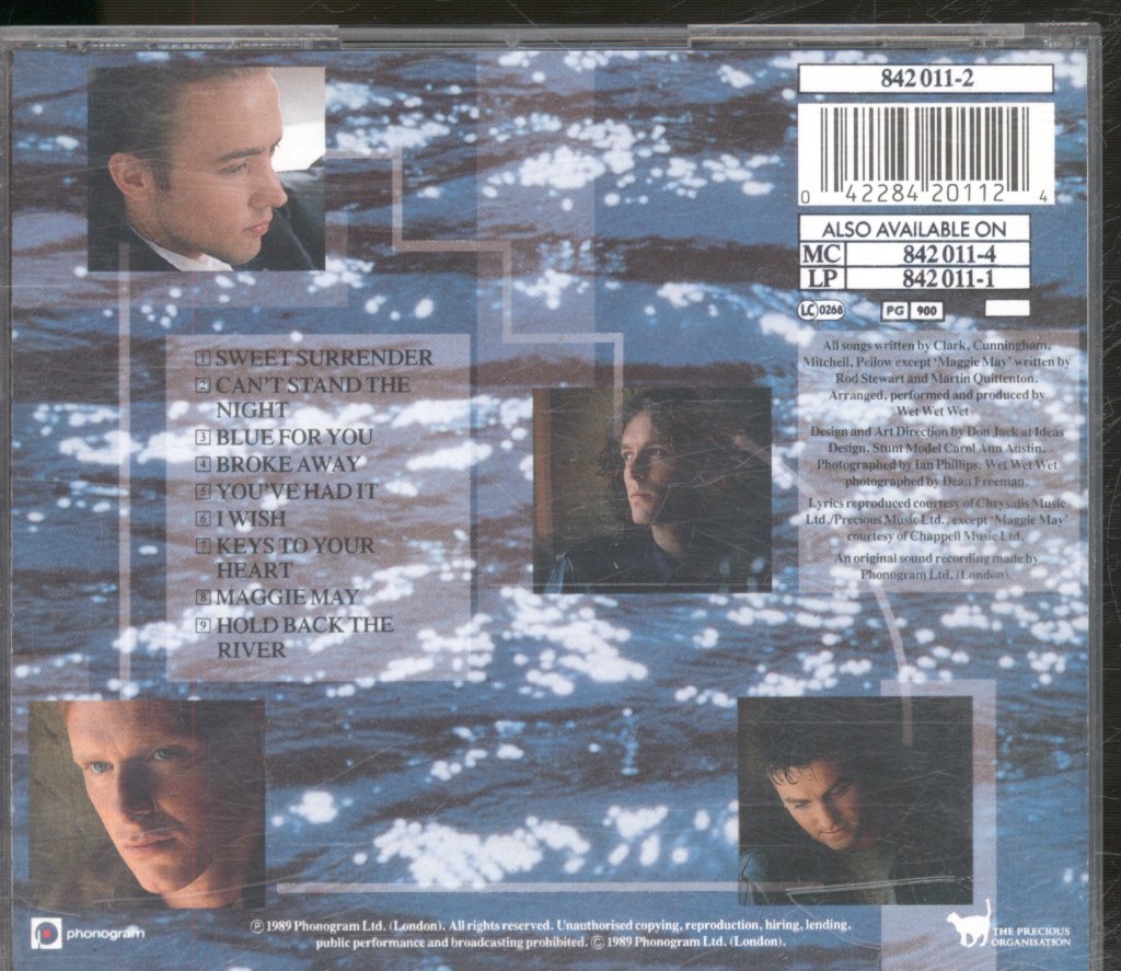 Wet Wet Wet - Holding Back The River - Cd