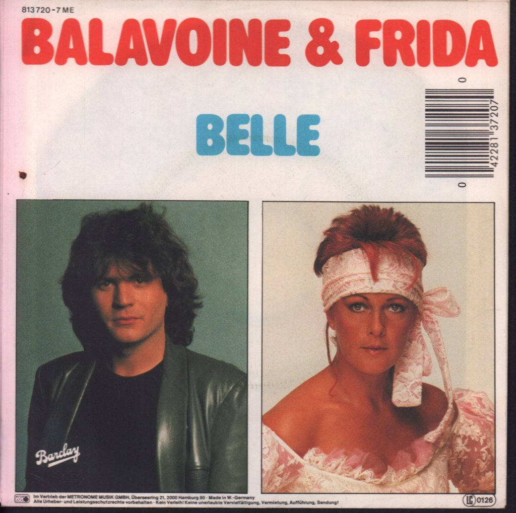 Balavoine And Frida - Belle - 7 Inch