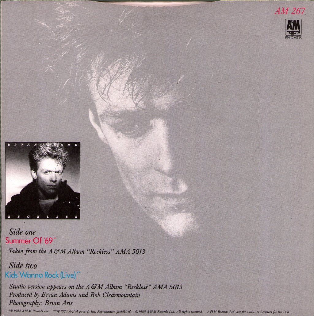 Bryan Adams - Summer Of 69 - 7 Inch