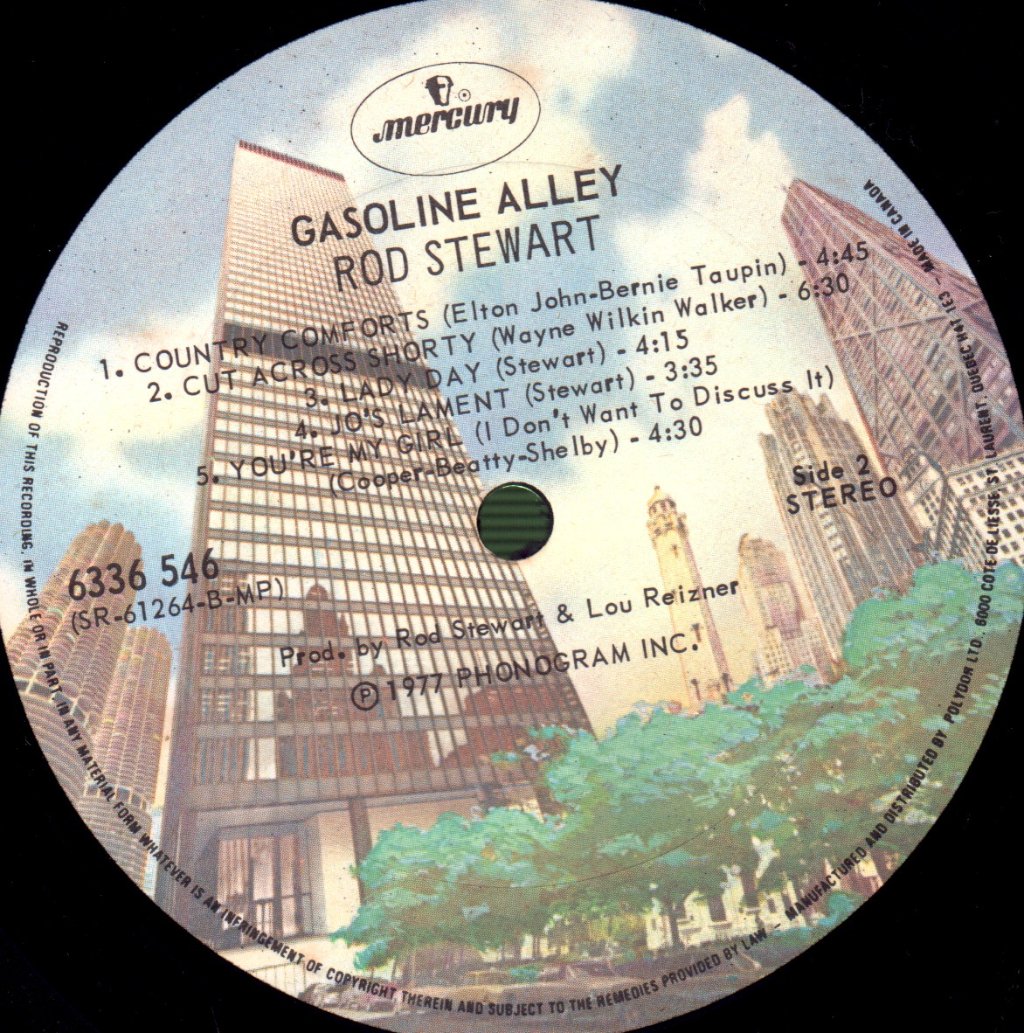 Rod Stewart - Gasoline Alley - Lp