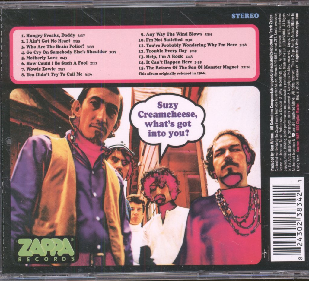 Mothers Of Invention - Freak Out! - Cd