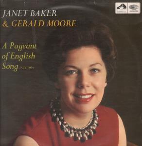 Janet Baker And Gerald Moore - A Pageant Of English - Lp