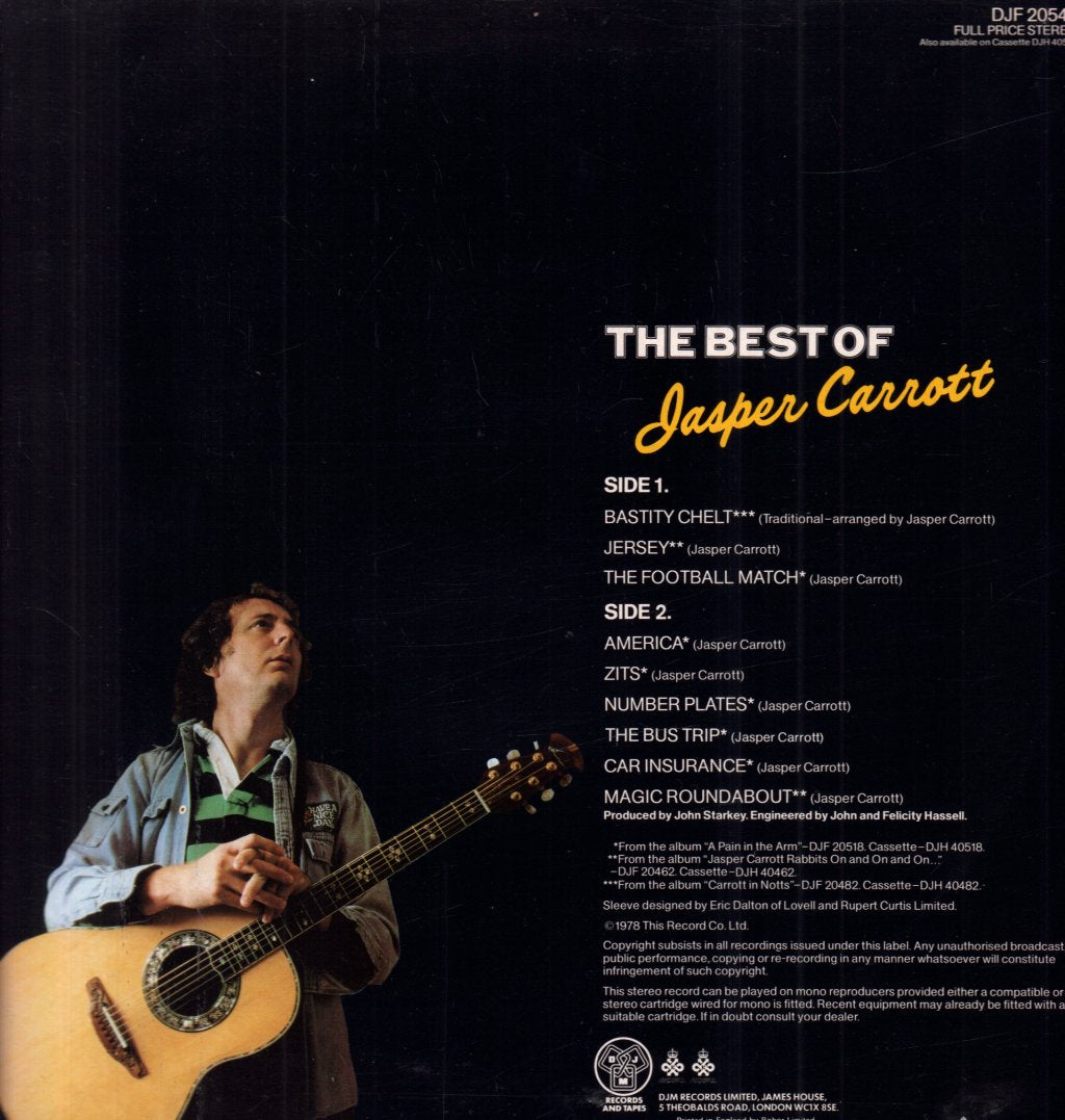 Jasper Carrott - Best Of - Lp