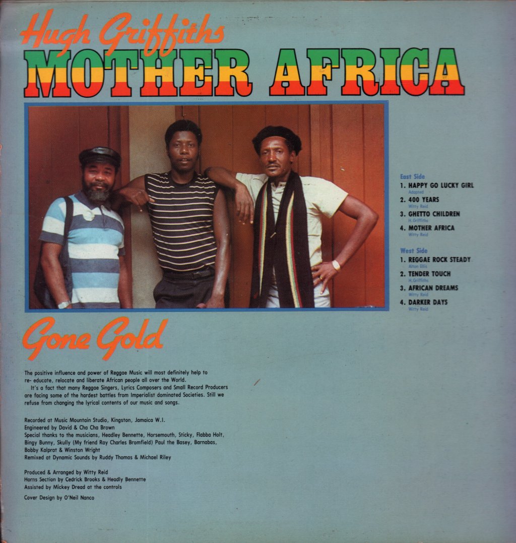 Hugh Griffiths - Mother Africa (Gone Gold) - Lp