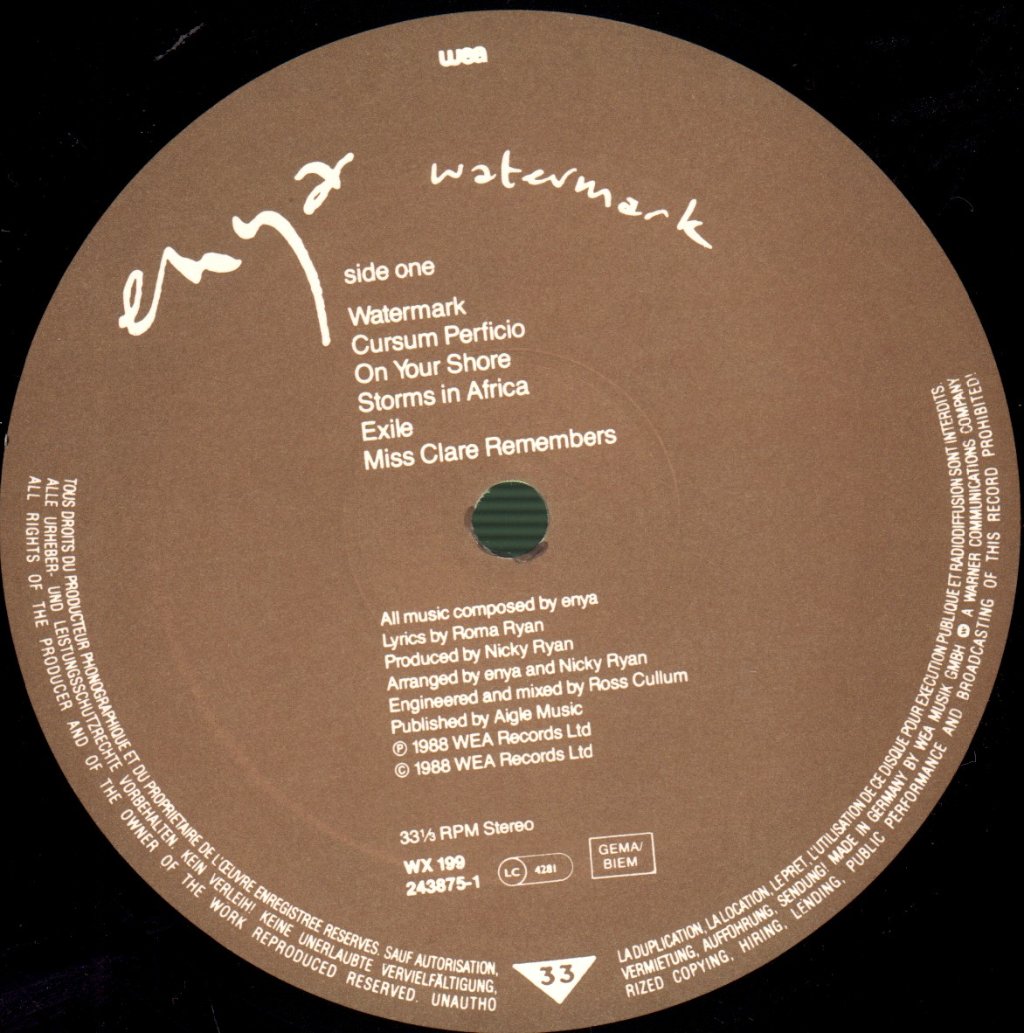 Enya - Watermark - Lp
