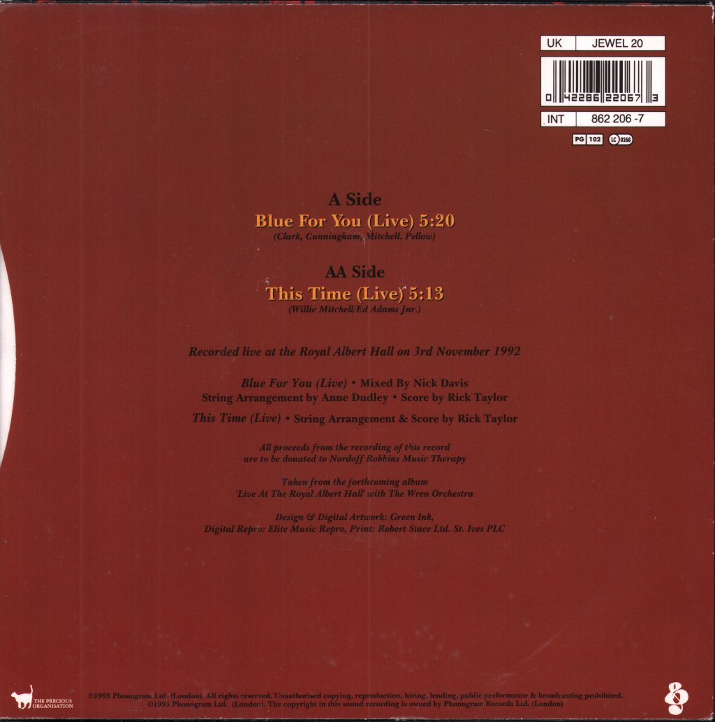 Wet Wet Wet - Blue For You - 7 Inch