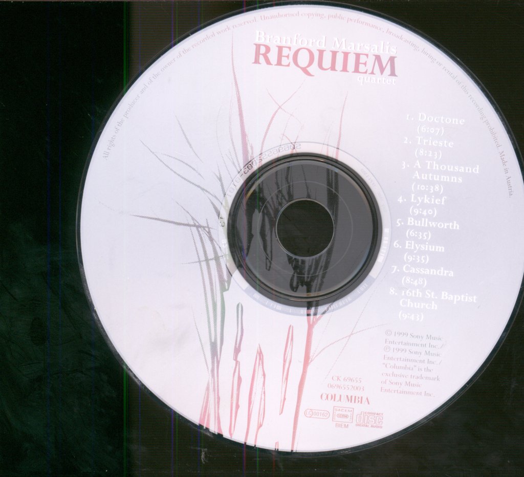 Branford Marsalis Quartet - Requiem - Cd