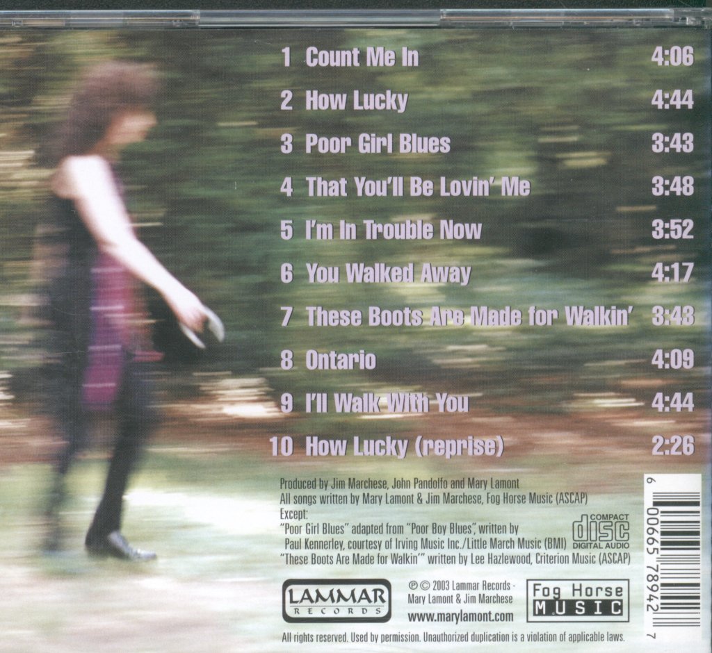 Mary Lamont - How Lucky - Cd