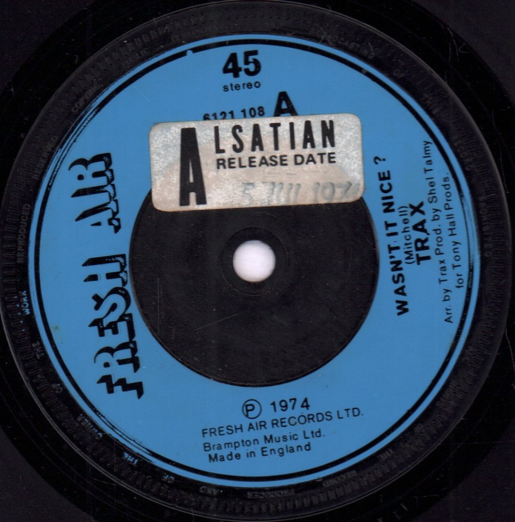 Trax (Funk) - Wasn't It Nice - 7 Inch