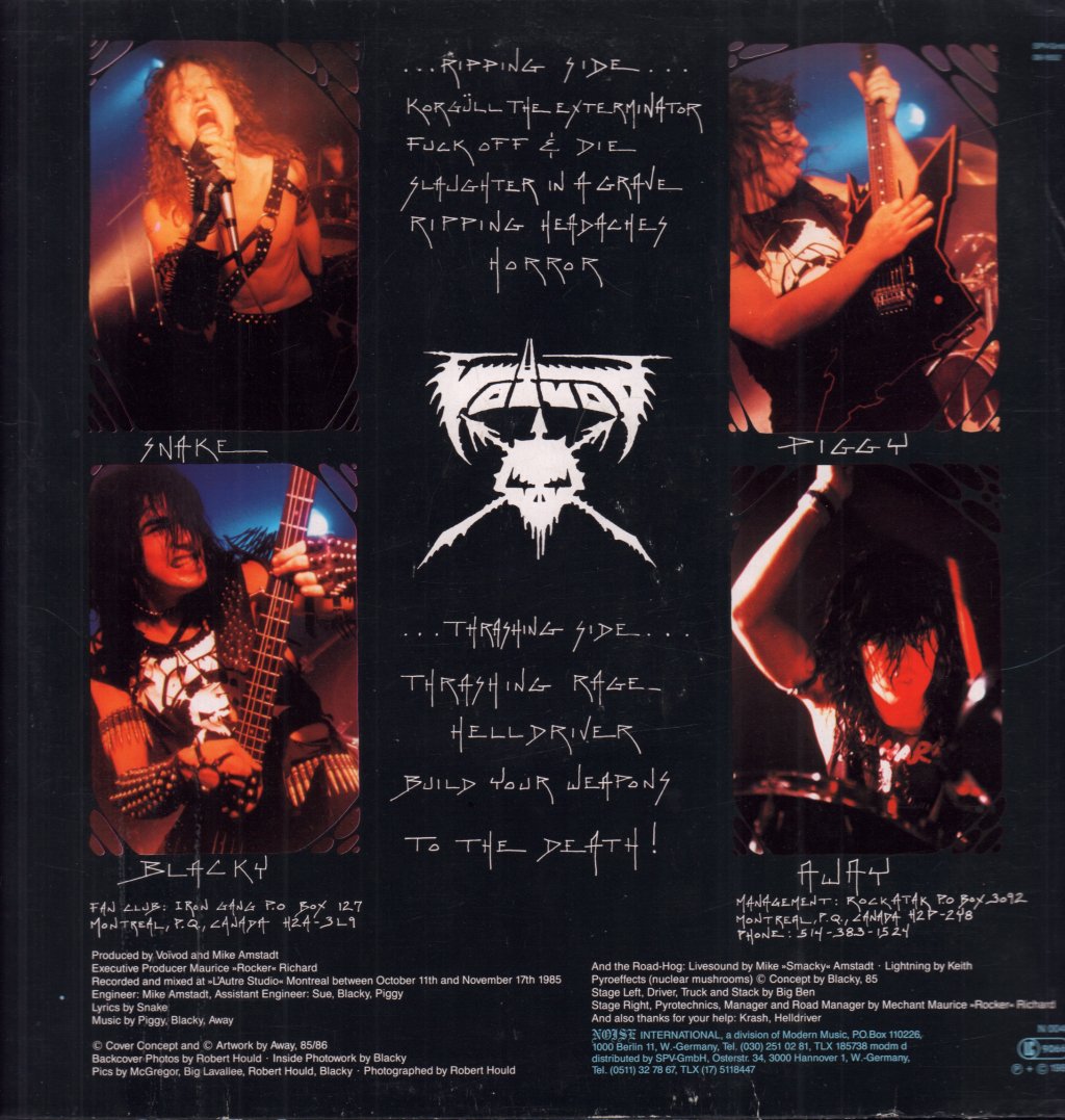 Voivod - Rrroooaaarrr - Lp