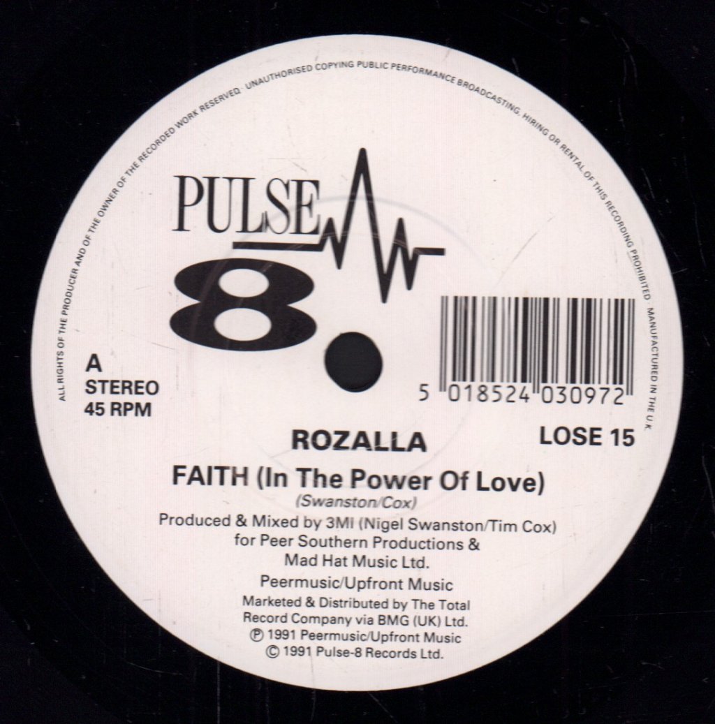 Rozalla - Faith In The Power Of Love - 7 Inch
