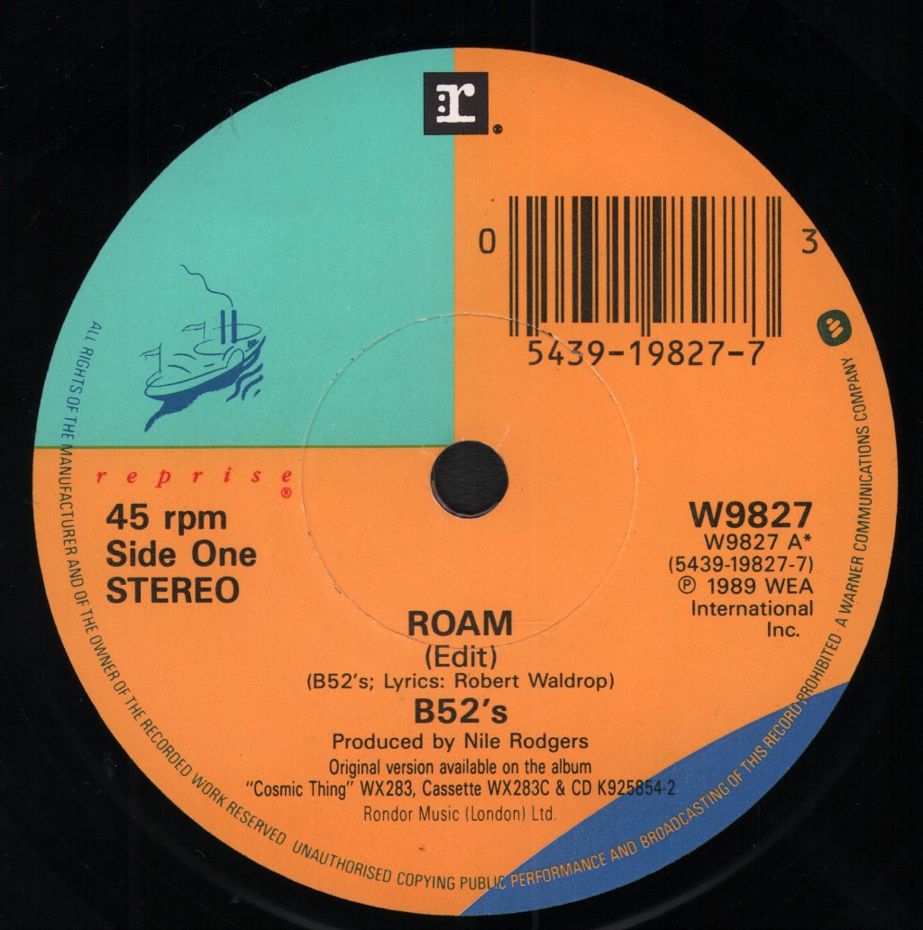 B-52's - Roam - 7 Inch