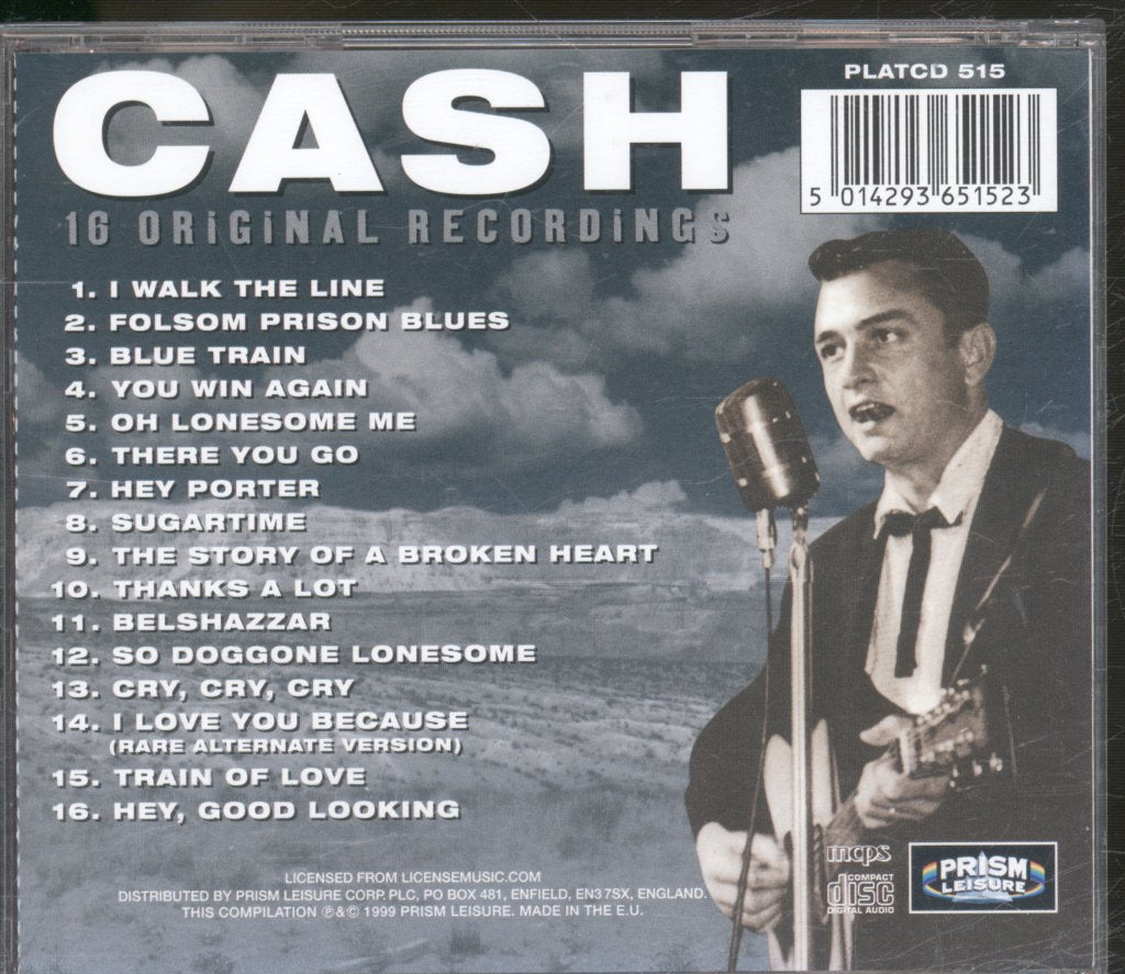 Johnny Cash - I Walk The Line (16 Original Recordings) - Cd