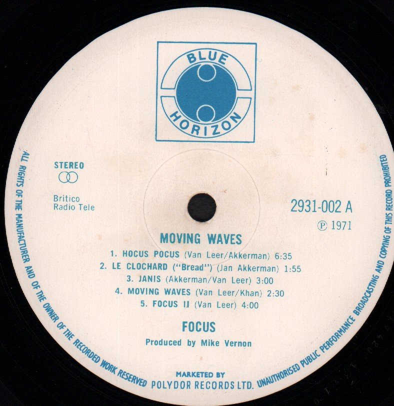 Focus - Moving Waves - Lp