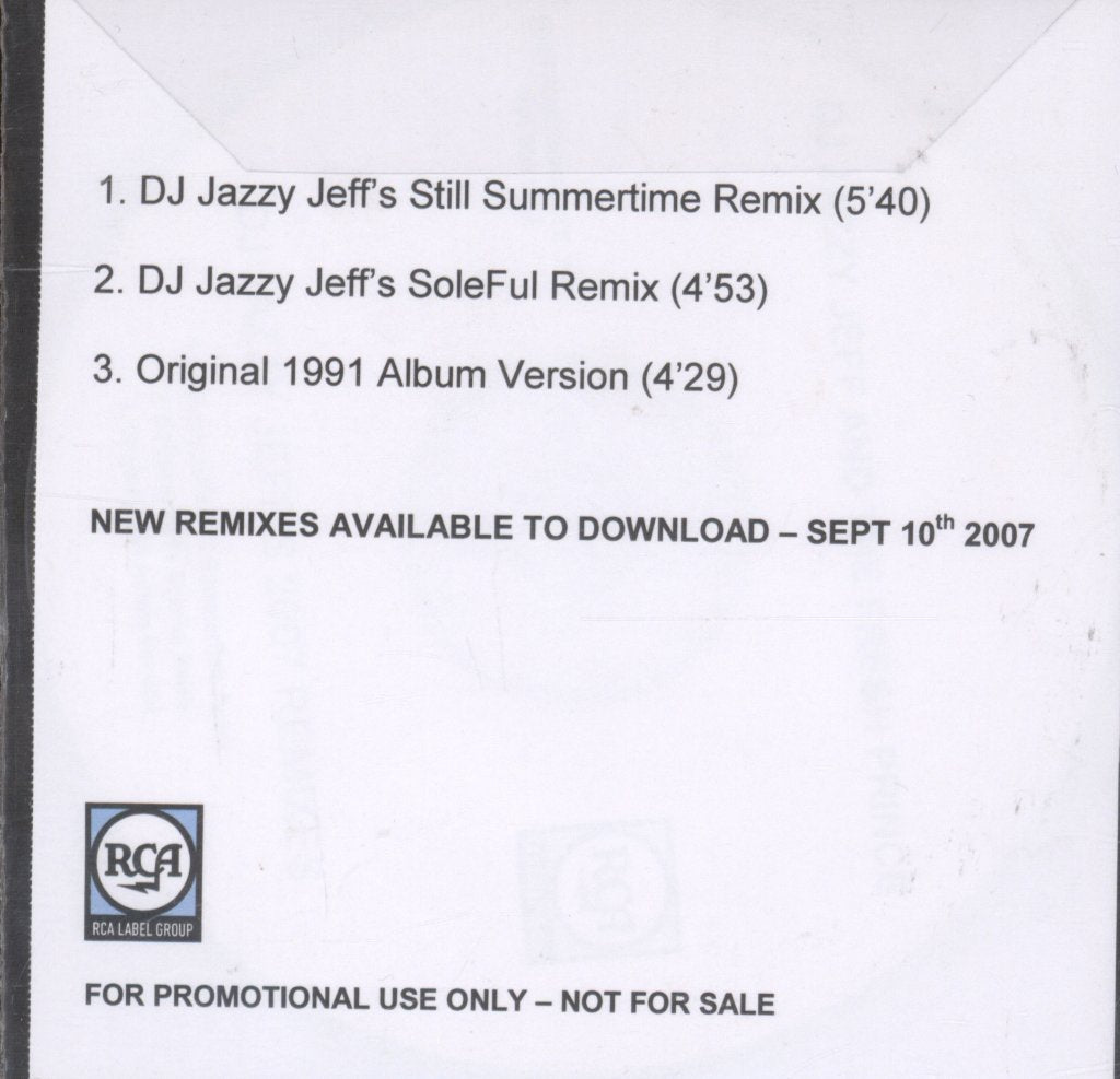 DJ Jazzy Jeff And Fresh Prince - Summertime (DJ Jazzy Jeff's Remixes) - Cdr