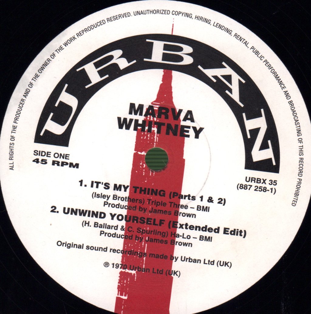 Marva Whitney / Myra Barnes - It's My Thing / The Message From The Soul Sisters - 12 Inch