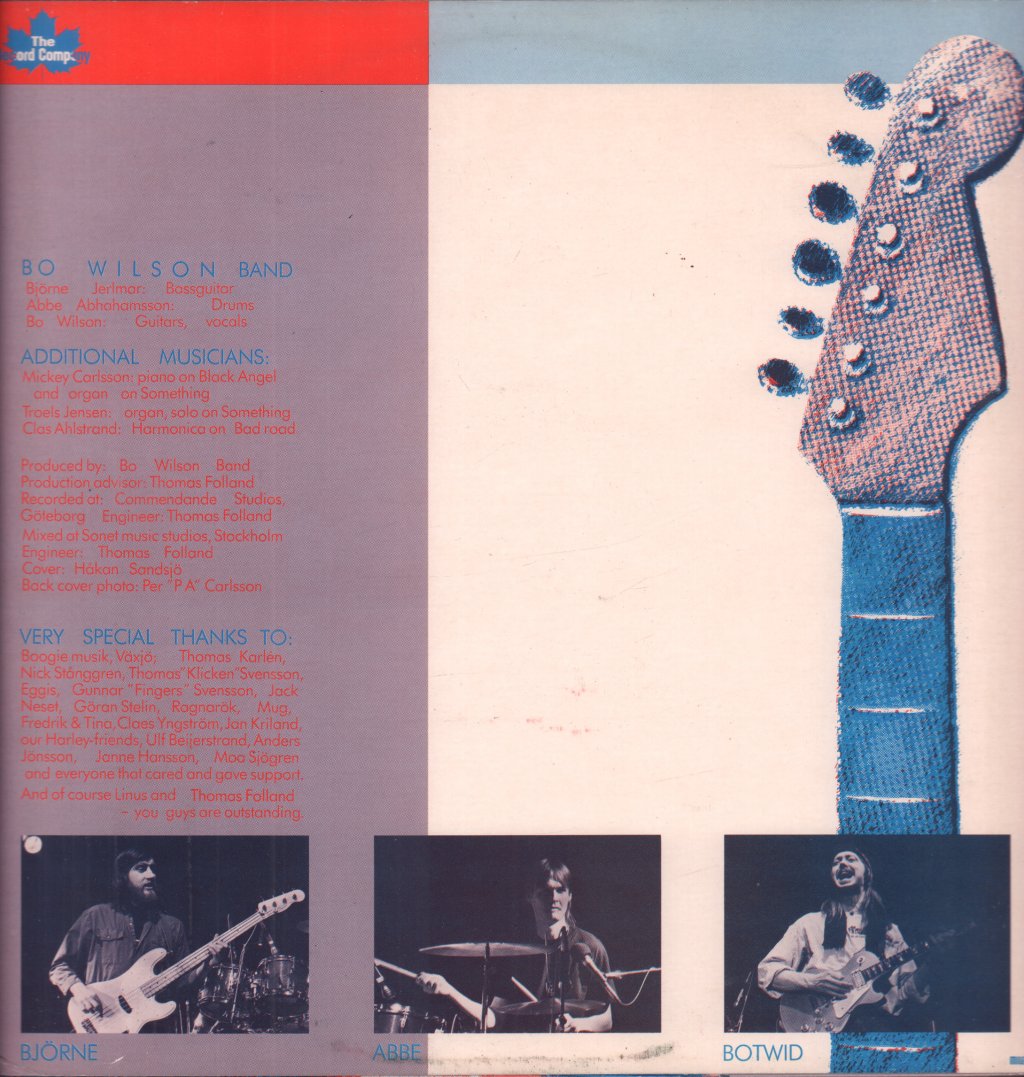 Bo Wilson Band - Second Hearing - Lp
