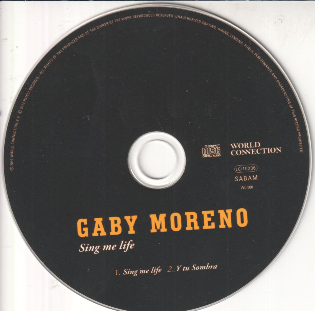 Gaby Moreno - Sing Me Life - Cdr