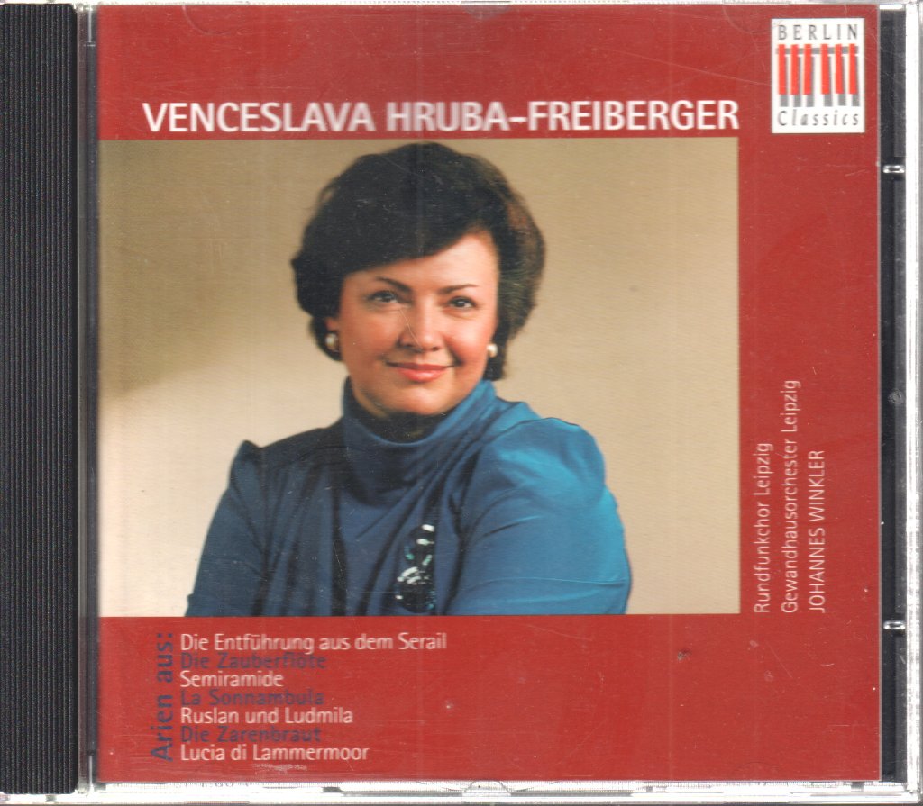 Venceslava Hruba-Freiberger - Soprano Arias - Cd
