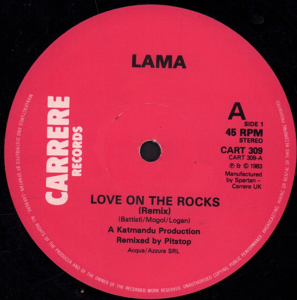 Lama - Love On The Rocks - 12 Inch
