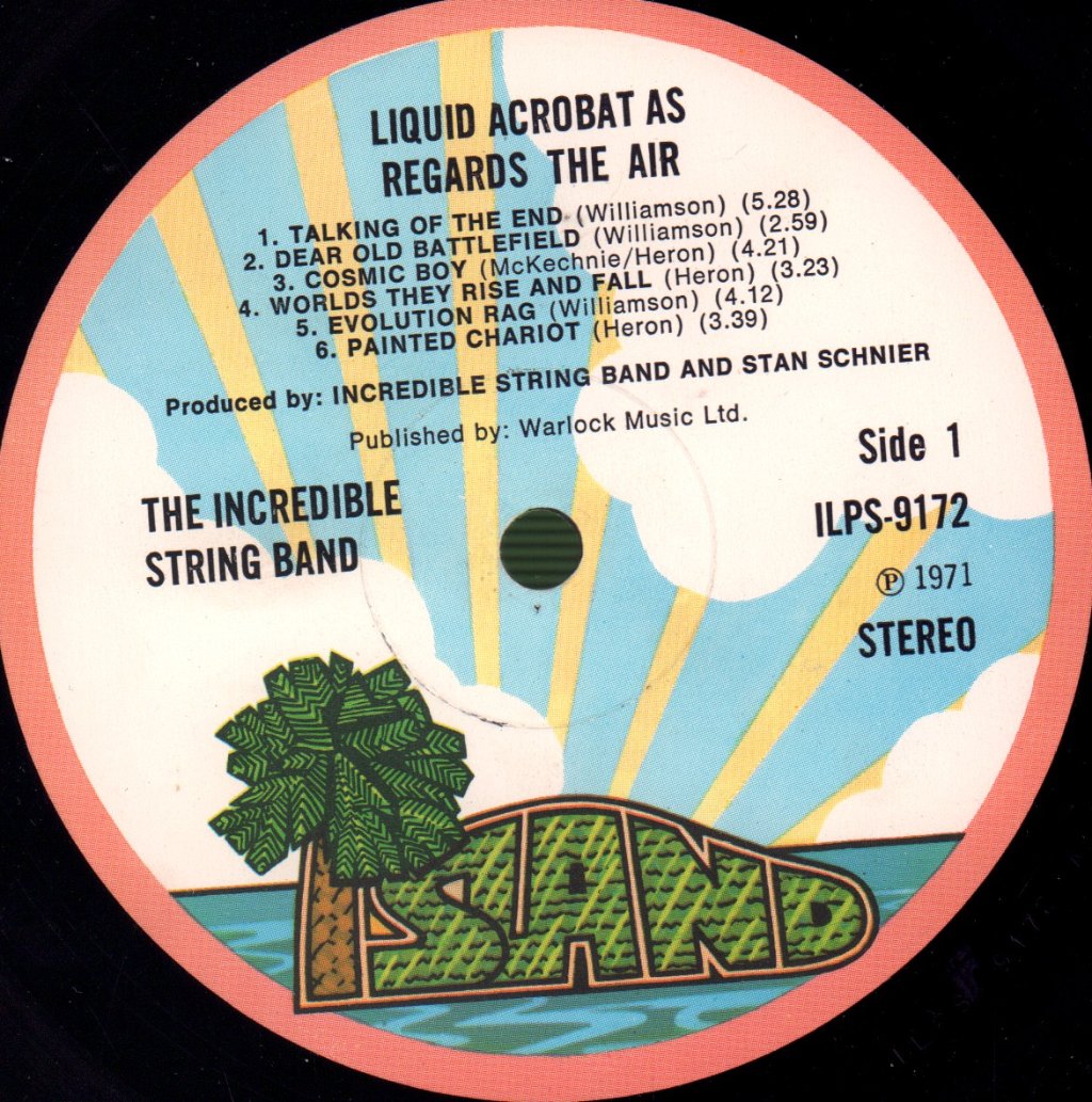 Incredible String Band - Liquid Acrobat As Regards The Air - Lp