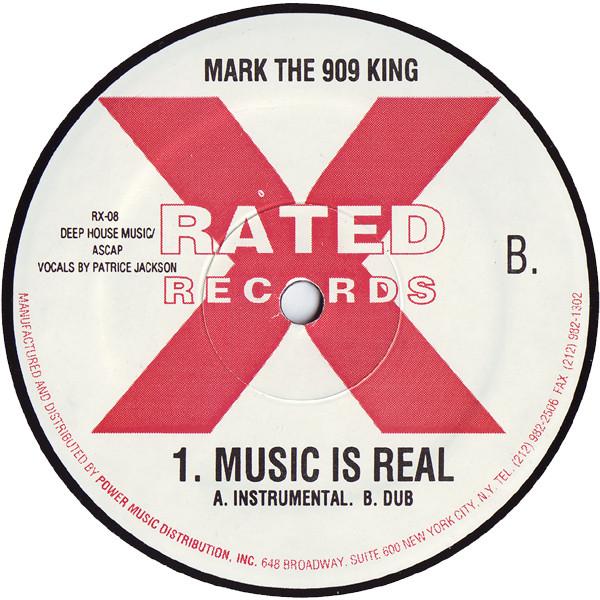 Mark The 909 King - Music Is Real - 12 Inch
