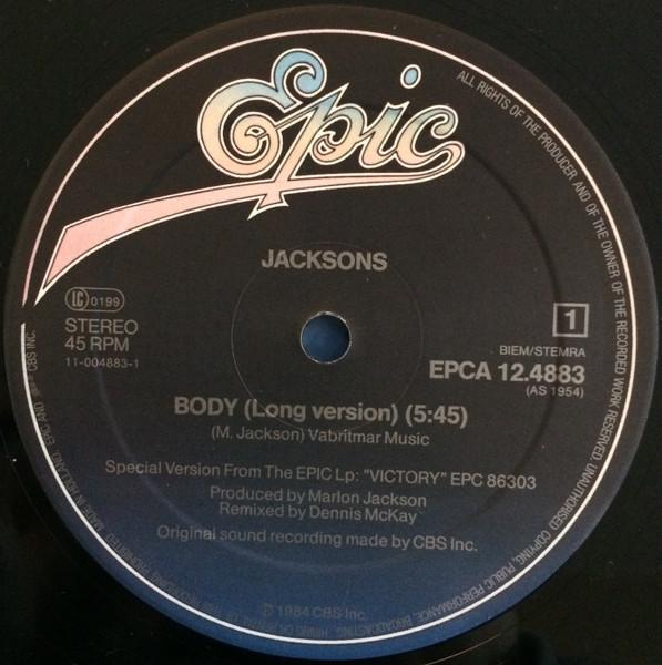 Jacksons - Body (Long Version) - 12 Inch