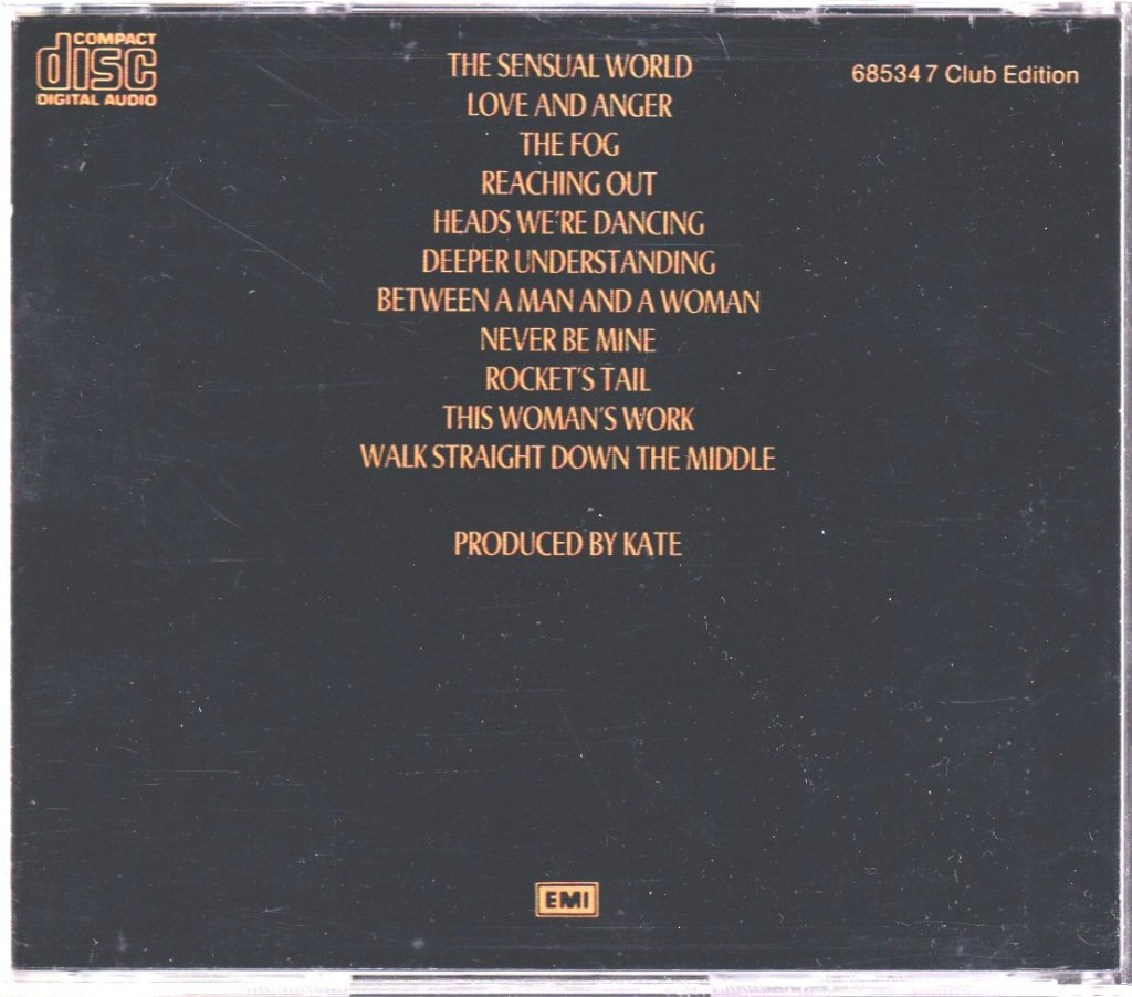 Kate Bush - sensual world - Cd