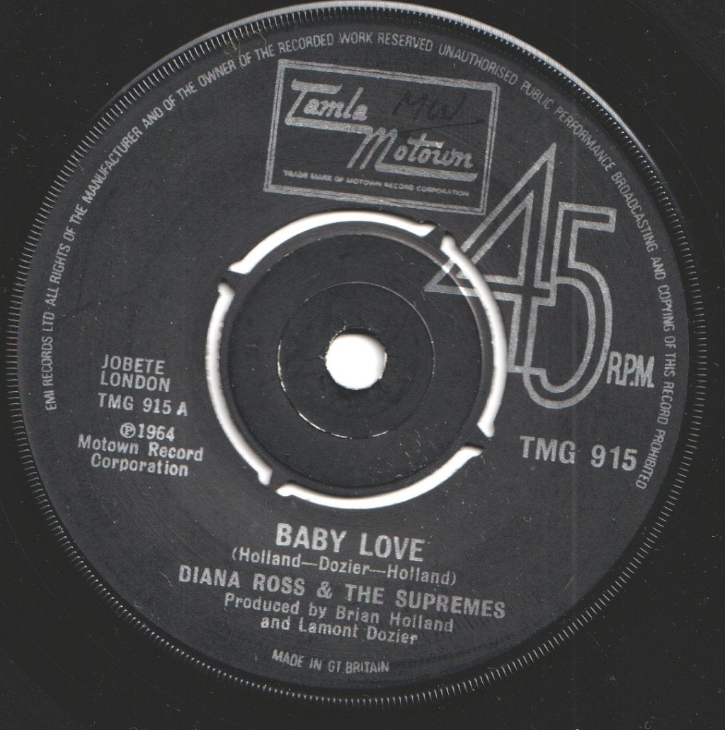 Diana Ross And The Supremes - Baby Love - 7 Inch