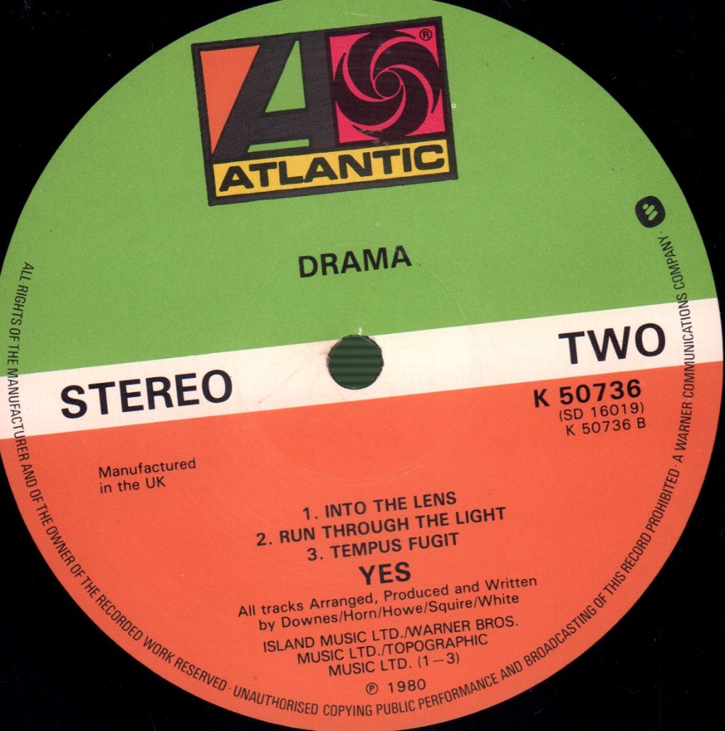 Yes - Drama - Lp