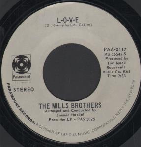 Mills Brothers - Love - 7 Inch