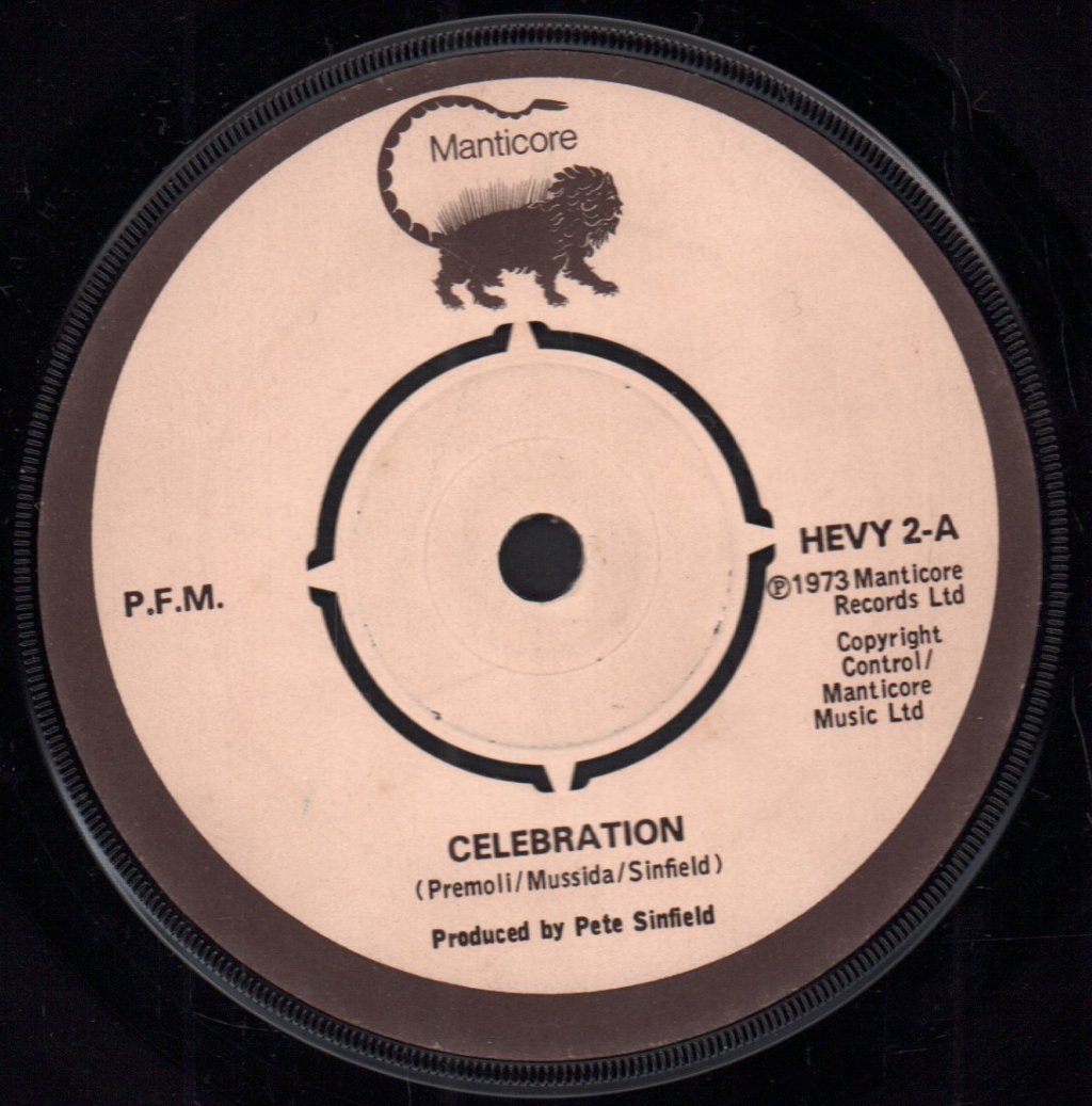 P.f.m. - Celebration - 7 Inch