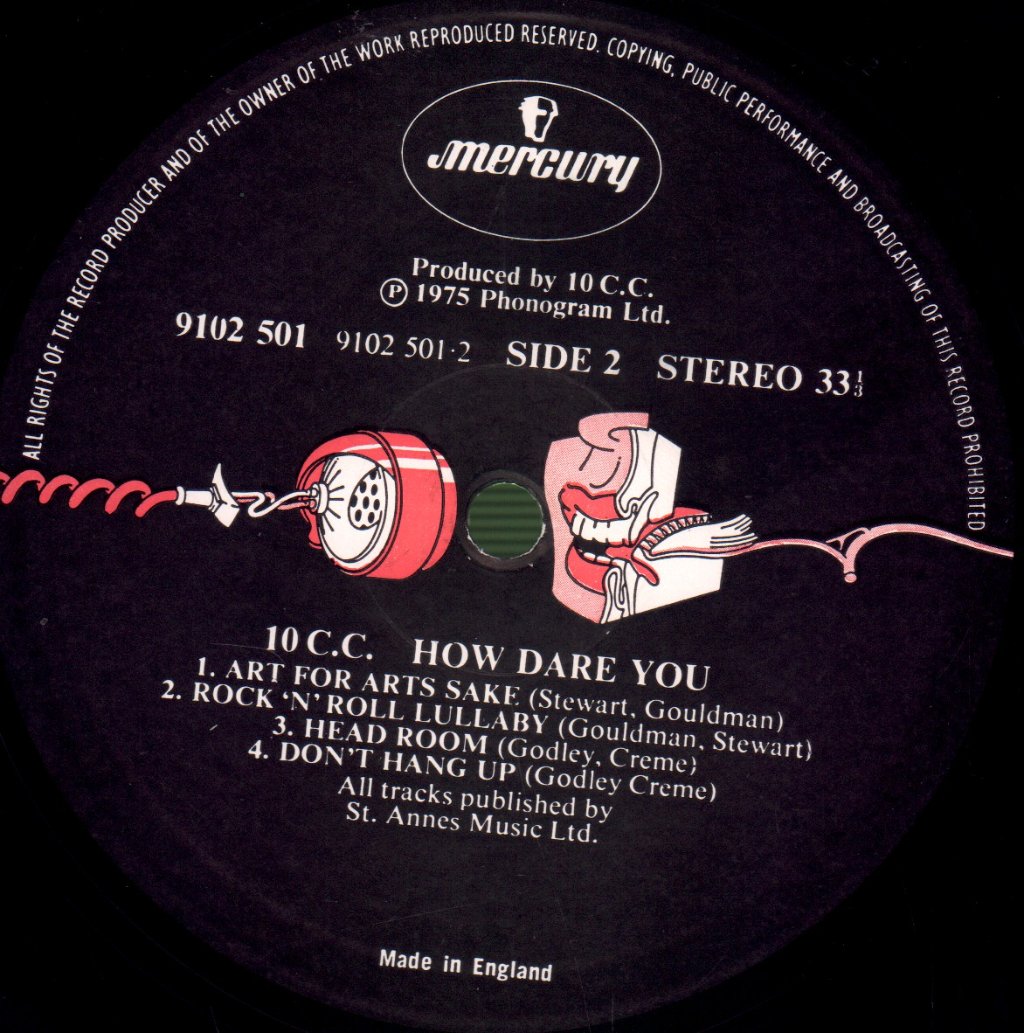10cc - How Dare You - Lp