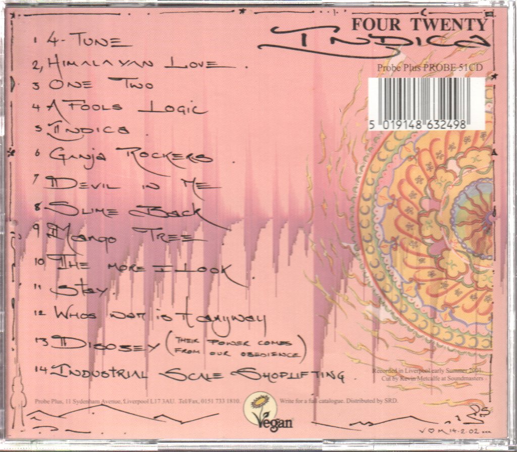Indica - Four Twenty - Cd