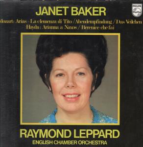 Janet Baker / Raymond Leppard English Chamber Orchestra - Mozart Arias - La Clemenza Di Tito / Haydn - Arianna - Lp